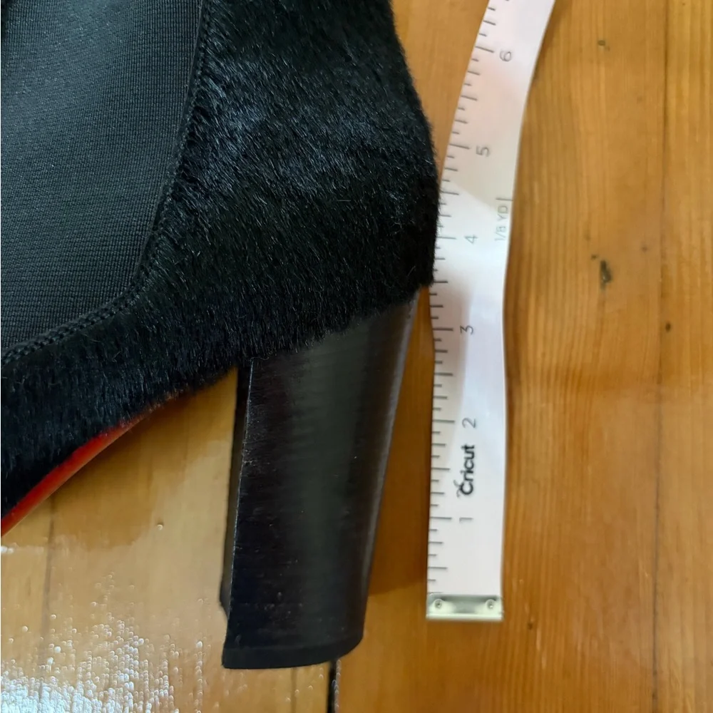 Christian Louboutin Black Heeled Boots - Picture 9 of 9
